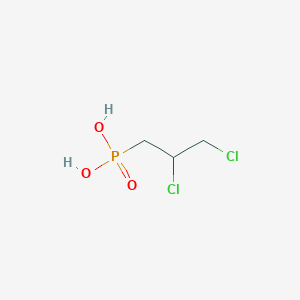 molecular formula C3H7Cl2O3P B14436511 (2,3-Dichloropropyl)phosphonic acid CAS No. 78166-52-6