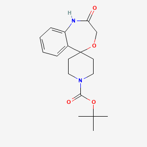tert-Butyl 2-oxo-2,3-dihydro-1H-spiro[benzo[e][1,4]oxazepine-5,4'-piperidine]-1'-carboxylate