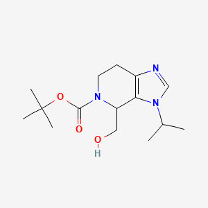 4-Hydroxymethyl-3-isopropyl-3,4,6,7-tetrahydro-imidazo[4,5-c]pyridine-5-carboxylic acid tert-butyl ester
