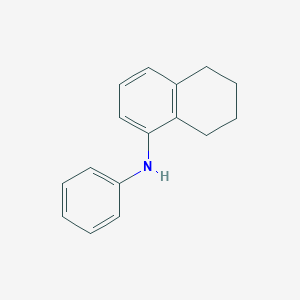 molecular formula C16H17N B14436610 N-Phenyl-5,6,7,8-tetrahydronaphthalen-1-amine CAS No. 78440-75-2