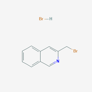 molecular formula C10H9Br2N B1443678 3-(Bromomethyl)isoquinoline hydrobromide CAS No. 1357945-32-4
