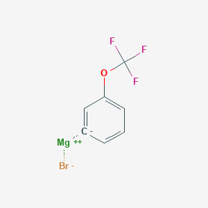 B1443679 3-(Trifluoromethoxy)phenylmagnesium bromide CAS No. 552332-04-4