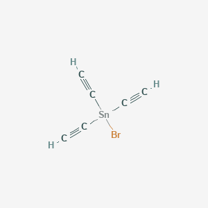 molecular formula C6H3BrSn B14436861 Bromo(triethynyl)stannane CAS No. 76178-59-1
