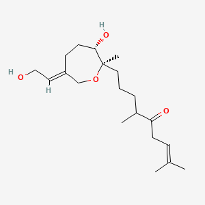 molecular formula C20H34O4 B14436872 (+-)-Zoapatanol CAS No. 75419-15-7