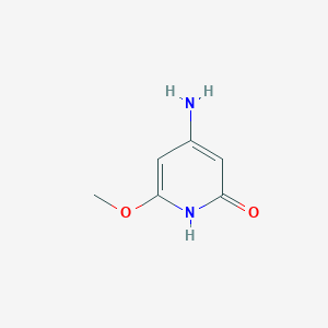 molecular formula C6H8N2O2 B1443691 4-氨基-6-甲氧基吡啶-2-醇 CAS No. 1356109-12-0
