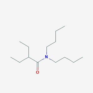 molecular formula C14H29NO B14436984 N,N-dibutyl-2-ethylbutanamide CAS No. 79868-39-6