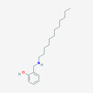 molecular formula C19H33NO B14436988 2-[(Dodecylamino)methyl]phenol CAS No. 79858-39-2