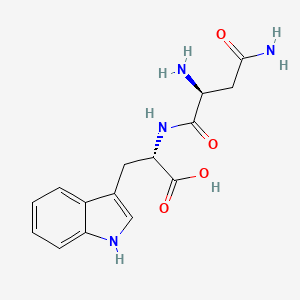 molecular formula C15H18N4O4 B14437035 Asparaginyl-Tryptophan CAS No. 74105-03-6