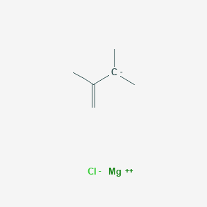 molecular formula C6H11ClMg B14437041 magnesium;2,3-dimethylbut-1-ene;chloride CAS No. 78424-78-9