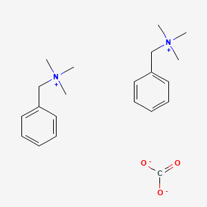 molecular formula C21H32N2O3 B14437044 benzyl(trimethyl)azanium;carbonate CAS No. 73680-73-6