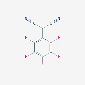 molecular formula C9HF5N2 B1443706 (Pentafluorophenyl)propanedinitrile CAS No. 719-38-0