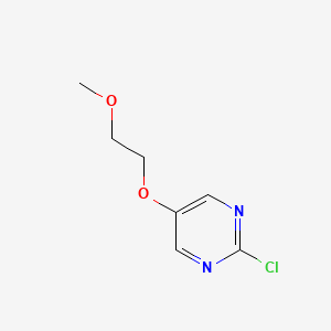 molecular formula C7H9ClN2O2 B1443714 2-Chloro-5-(2-methoxyethoxy)pyrimidine CAS No. 61533-68-4