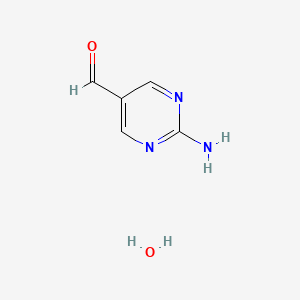 2-Aminopyrimidine-5-carbaldehyde hydrate