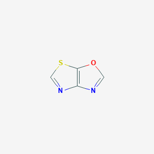 molecular formula C4H2N2OS B14437256 [1,3]Thiazolo[4,5-d][1,3]oxazole CAS No. 80187-07-1
