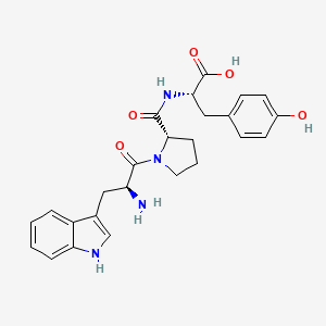 molecular formula C25H28N4O5 B1443727 H-Trp-Pro-Tyr-OH CAS No. 62690-32-8