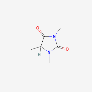molecular formula C6H10N2O2 B14437274 1,3,5-Trimethylimidazolidine-2,4-dione CAS No. 80029-12-5