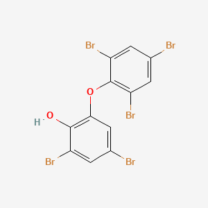 molecular formula C12H5Br5O2 B1443728 2,4-Dibromo-6-(2,4,6-tribromophenoxy)phenol CAS No. 830329-14-1