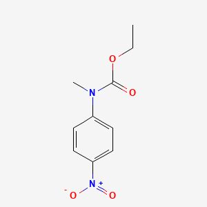 molecular formula C10H12N2O4 B14437291 Ethyl methyl(4-nitrophenyl)carbamate CAS No. 80179-76-6