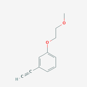 molecular formula C11H12O2 B1443732 1-Ethynyl-3-(2-methoxyethoxy)benzene CAS No. 896114-81-1