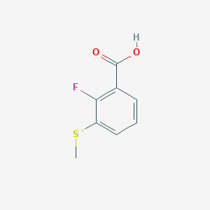 molecular formula C8H7FO2S B1443736 2-Fluoro-3-(methylthio)benzoic Acid CAS No. 252555-54-7