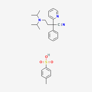 molecular formula C28H35N3O3S B14437360 Nitrilopyramine tosylate CAS No. 75157-06-1