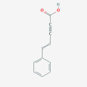 molecular formula C11H8O2 B14437381 5-Phenylpent-4-EN-2-ynoic acid CAS No. 80220-97-9