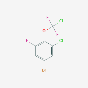 5-Bromo-1-chloro-2-(chlorodifluoromethoxy)-3-fluorobenzene