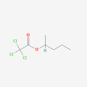 molecular formula C7H11Cl3O2 B14437447 1-Methylbutyl trichloroacetate CAS No. 78031-35-3
