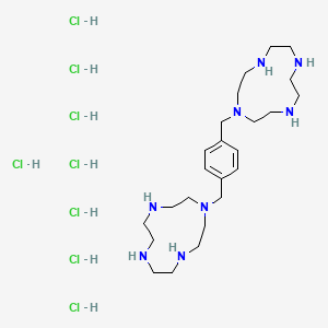 B1443748 1,1'-[1,4-Phenylenebis-(methylene)]-bis-(1,4,7,10-tetraazacyclododecane) octahydrochloride CAS No. 393864-02-3