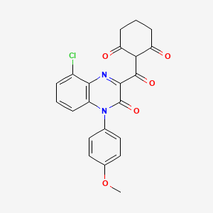 molecular formula C22H17ClN2O5 B1443749 Fenquinotrione CAS No. 1342891-70-6