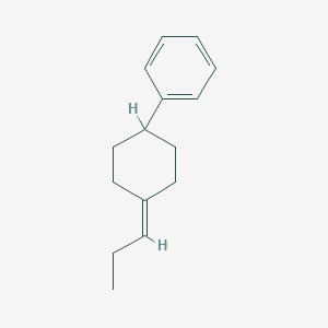 molecular formula C15H20 B14437558 Benzene, (4-propylidenecyclohexyl)- CAS No. 78531-57-4