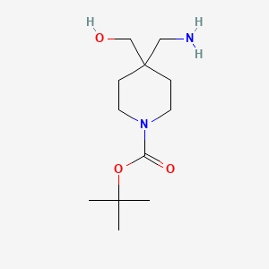 Tert-butyl 4-(aminomethyl)-4-(hydroxymethyl)piperidine-1-carboxylate