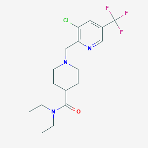 1-(3-Chloro-5-trifluoromethyl-pyridin-2-ylmethyl)-piperidine-4-carboxylic acid diethylamide