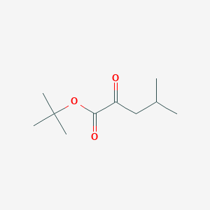 molecular formula C10H18O3 B14437644 tert-Butyl 4-methyl-2-oxopentanoate CAS No. 75716-87-9