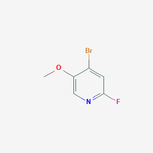 molecular formula C6H5BrFNO B1443772 4-Bromo-2-fluoro-5-methoxypyridine CAS No. 1227564-33-1