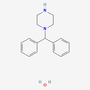 molecular formula C17H22N2O B1443774 1-Benzhydrylpiperazine hydrate CAS No. 1588441-06-8