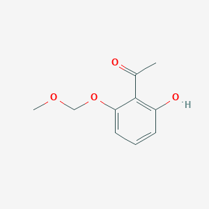 molecular formula C10H12O4 B14437740 Ethanone, 1-[2-hydroxy-6-(methoxymethoxy)phenyl]- CAS No. 78646-28-3