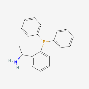 molecular formula C20H20NP B1443776 (R)-1-(2-(二苯基膦基)苯基)乙胺 CAS No. 192057-60-6