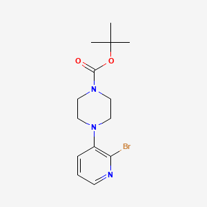molecular formula C14H20BrN3O2 B1443780 tert-Butyl 4-(2-bromopyridin-3-yl)piperazine-1-carboxylate CAS No. 1774897-13-0