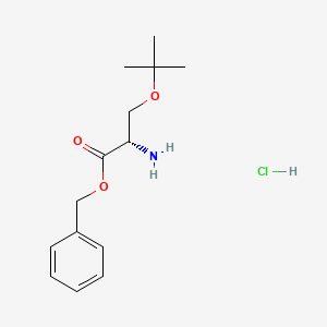 molecular formula C14H22ClNO3 B1443786 H-Ser(tBu)-OBzl.HCl CAS No. 1401668-21-0