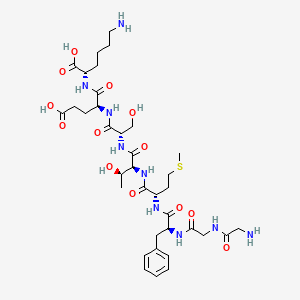 molecular formula C36H57N9O13S B14437870 beta-Endorphin 2-9 CAS No. 79924-62-2