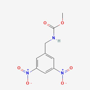 molecular formula C9H9N3O6 B14437890 Methyl [(3,5-dinitrophenyl)methyl]carbamate CAS No. 80179-81-3