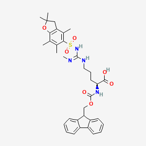 molecular formula C35H42N4O7S B1443792 Fmoc-Arg(Me,pbf)-OH CAS No. 1135616-49-7