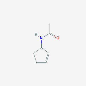 molecular formula C7H11NO B14437964 N-(Cyclopent-2-en-1-yl)acetamide CAS No. 78837-78-2