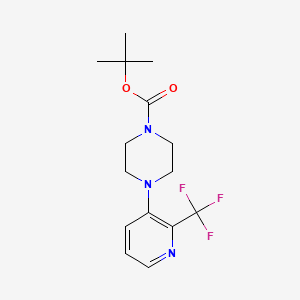 molecular formula C15H20F3N3O2 B1443797 tert-Butyl 4-(2-(trifluoromethyl)pyridin-3-yl)piperazine-1-carboxylate CAS No. 1779124-39-8