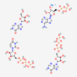 molecular formula C39H56N15NaO44P8 B14438036 Aiucor CAS No. 75953-34-3