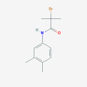 molecular formula C12H16BrNO B1443809 2-溴-N-(3,4-二甲基苯基)-2-甲基丙酰胺 CAS No. 2322-50-1