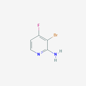 molecular formula C5H4BrFN2 B1443813 3-Bromo-4-fluoropyridin-2-amine CAS No. 1417407-29-4