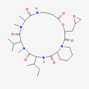 molecular formula C30H49N5O8 B14438160 Destruxin E1 5 CAS No. 79385-96-9