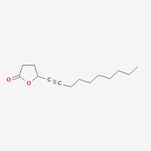 molecular formula C14H22O2 B14438174 5-(Dec-1-YN-1-YL)oxolan-2-one CAS No. 75629-71-9